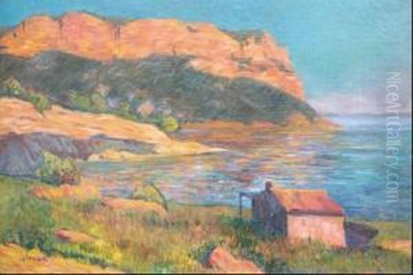 Cassis, Le Cap Canaille Oil Painting by Pierre Paul Girieud