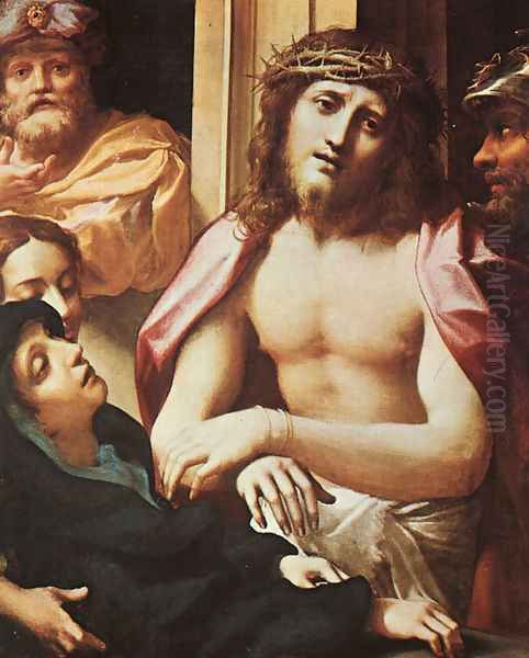 Ecce Homo Oil Painting by Antonio Allegri da Correggio