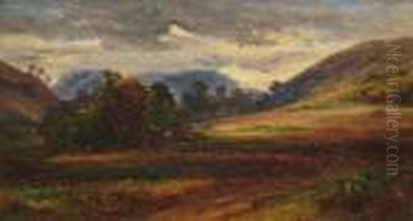 Autumn Landscape Oil Painting by Andre Giroux