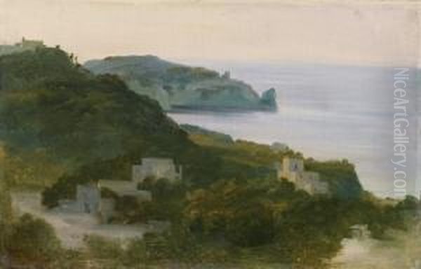 Paysage Du Sud De L'italie Oil Painting by Andre Giroux