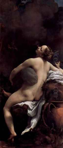 Danaë Oil Painting by Antonio Allegri da Correggio