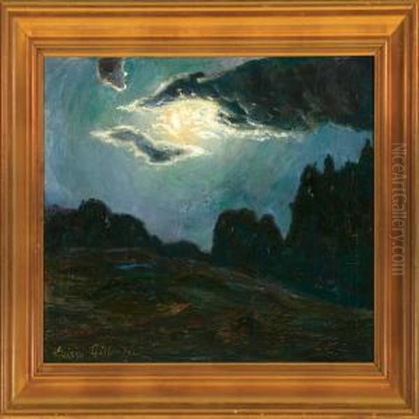 Moonlight Oil Painting by William Gislander