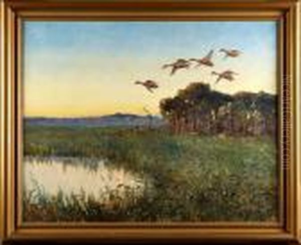 Landandeander Oil Painting by William Gislander