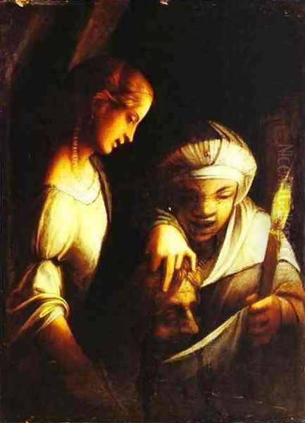 Judith Oil Painting by Antonio Allegri da Correggio