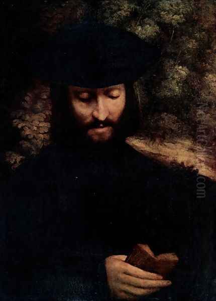 Portrait of a man Oil Painting by Antonio Allegri da Correggio