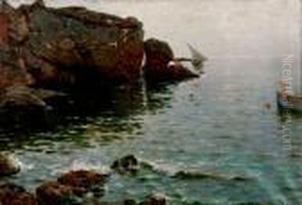 Marina Oil Painting by Bartolomeo Giuliano