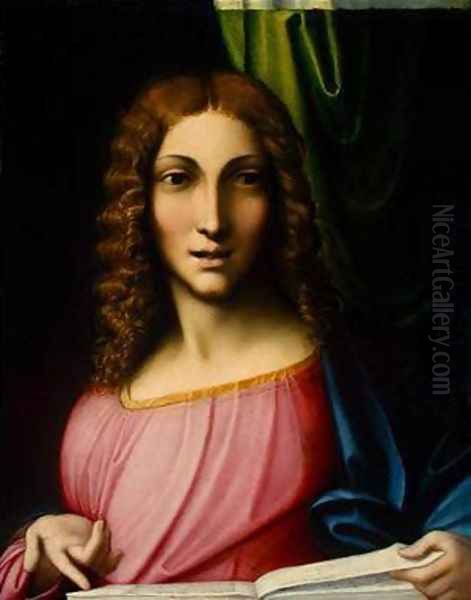 Salvator Mundi Oil Painting by Antonio Allegri da Correggio