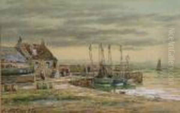 Evening Near Montrose Oil Painting by John Hamilton Glass