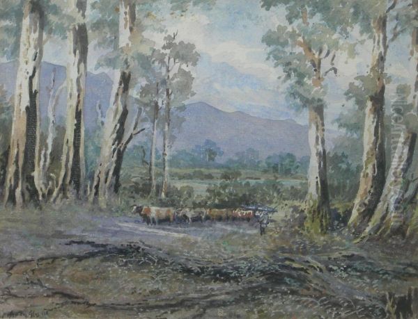 Australian Landscape Oil Painting by John Hamilton Glass