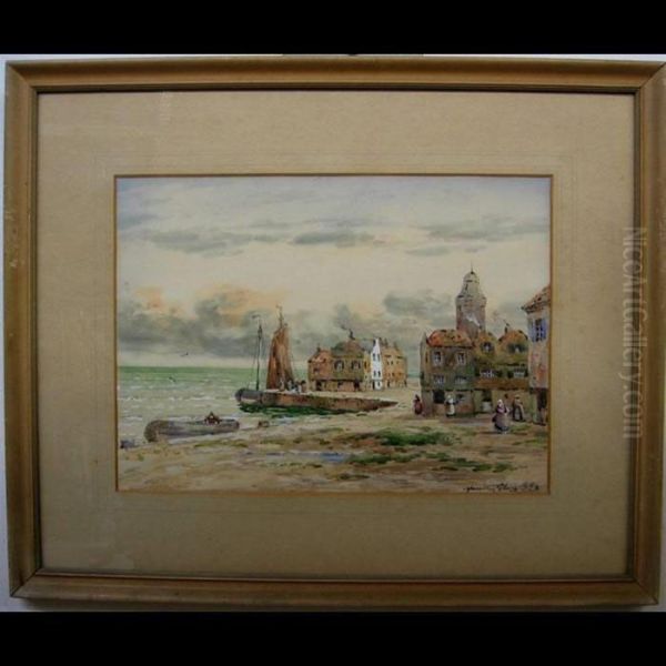 Coastal Views Oil Painting by John Hamilton Glass