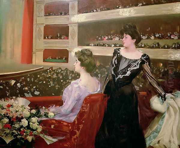 The Lyceum, 1901-02 Oil Painting by Ramon Casas