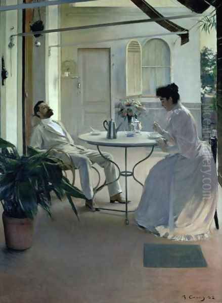 Afternoon, 1892 Oil Painting by Ramon Casas