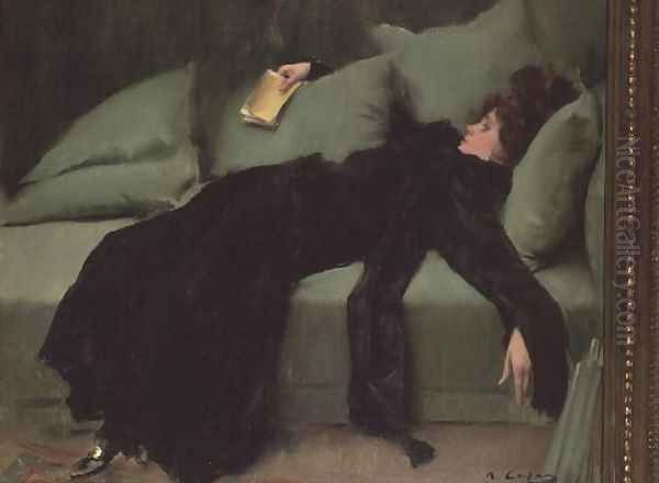 After the ball Oil Painting by Ramon Casas