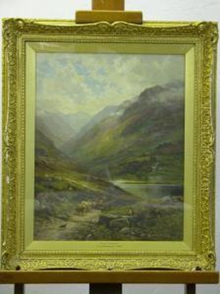 Loch Lomond Oil Painting by Alfred I Glendening