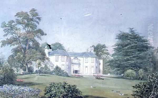 Bohun Lodge, New Barnet Oil Painting by John James Chalon