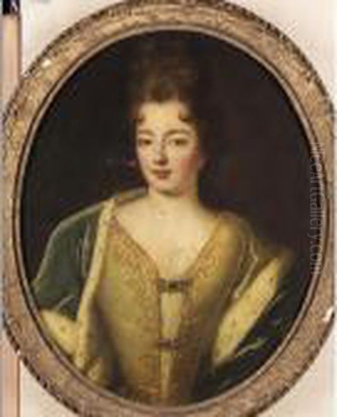 Portrait Of A Lady Oil Painting by Pierre Gobert