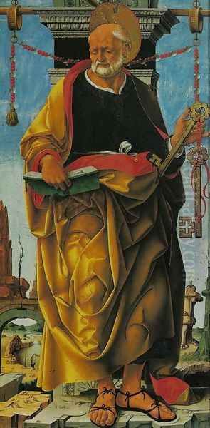 St. Peter (San Pietro) Oil Painting by Francesco Del Cossa