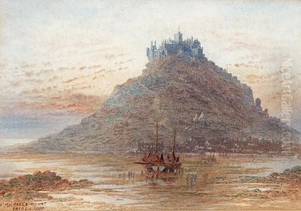 St Michael's Mount Oil Painting by Frederick E.J. Goff