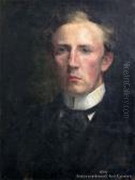 Self Portrait Oil Painting by Charles Frederick Goldie