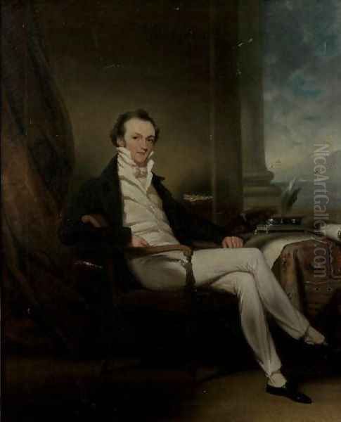 Portrait of a Gentleman 2 Oil Painting by George Chinnery