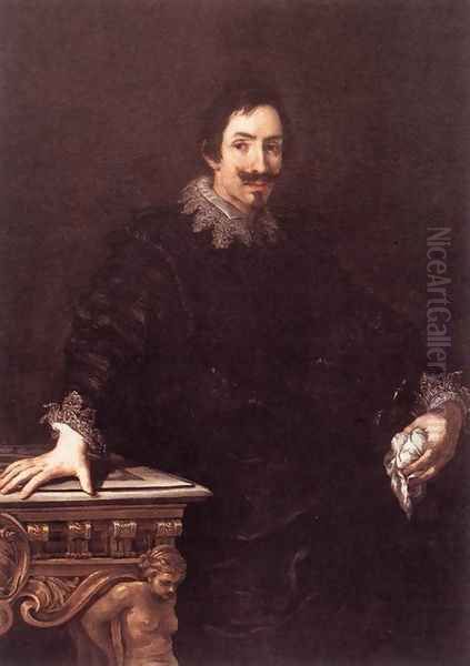 Marcello Sacchetti c. 1626 Oil Painting by Pietro Da Cortona (Barrettini)