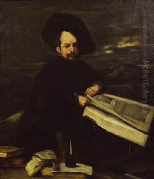 Personaje Oil Painting by Zacarias Gonzalez Velazquez