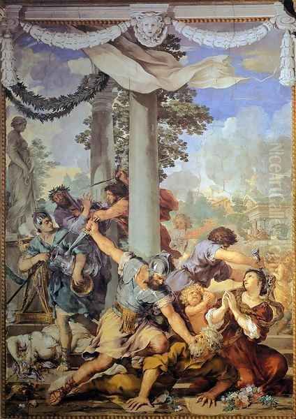 The Age of Iron Oil Painting by Pietro Da Cortona (Barrettini)