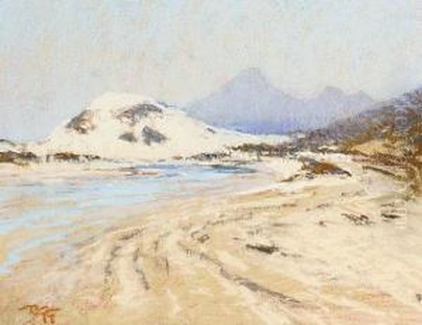 Fishhoek Bay Oil Painting by Robert Gwelo Goodman