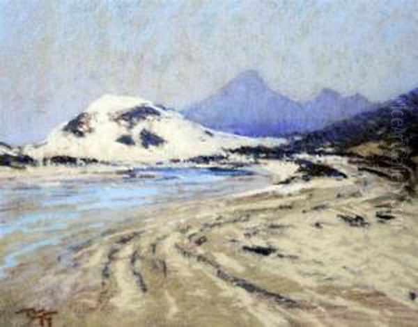 Fishhoek Bay, Cape Colony Oil Painting by Robert Gwelo Goodman