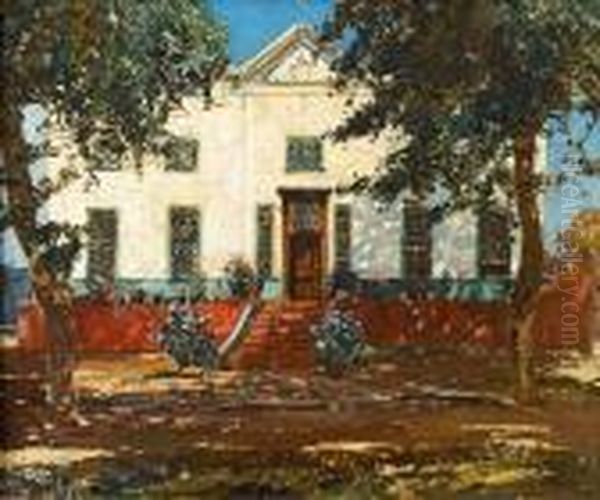 The Manor House, Uitkyk Oil Painting by Robert Gwelo Goodman