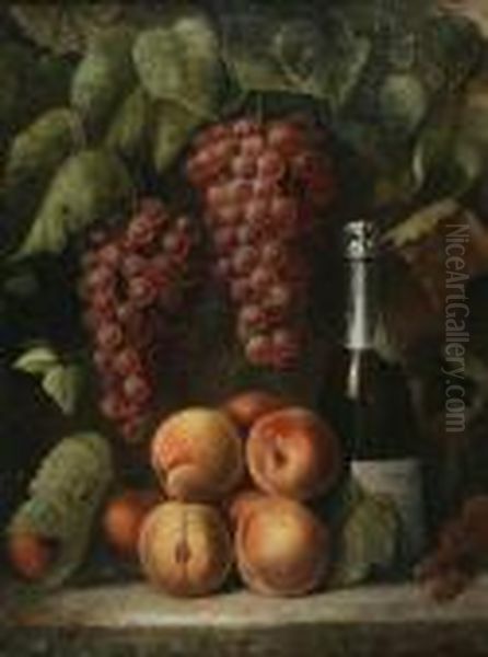 Still Life With Grapes Oil Painting by Richard Goodwin