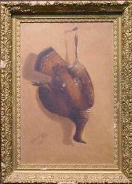 Hanging Grouse Oil Painting by Richard Goodwin