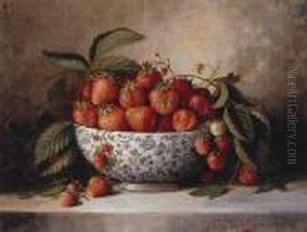 Strawberries Oil Painting by Richard Goodwin