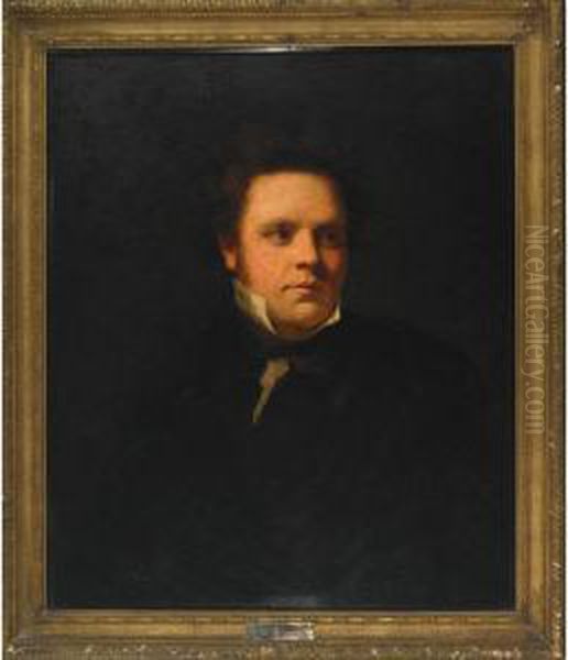 Portrait Of Thomas Campbell Sculptor Of Edinburgh Oil Painting by Sir John Watson Gordon