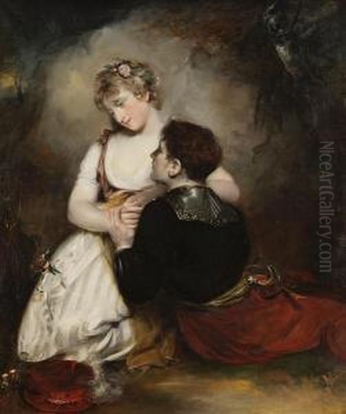 The Embrace Oil Painting by Sir John Watson Gordon