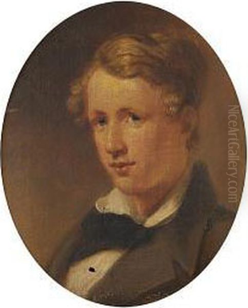 Portait Of James Macdougall Oil Painting by Sir John Watson Gordon