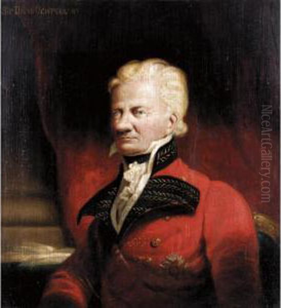 Portrait Of Sir John David Ochterlony Oil Painting by Sir John Watson Gordon