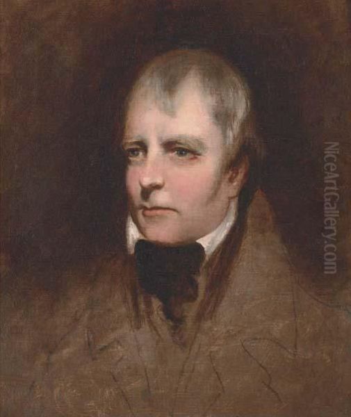 Portrait Of Sir Walter Scott Oil Painting by Sir John Watson Gordon