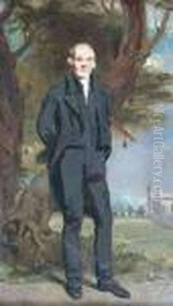 Full Length Portrait Sketch Of Lord Cockburn by Sir John Watson Gordon