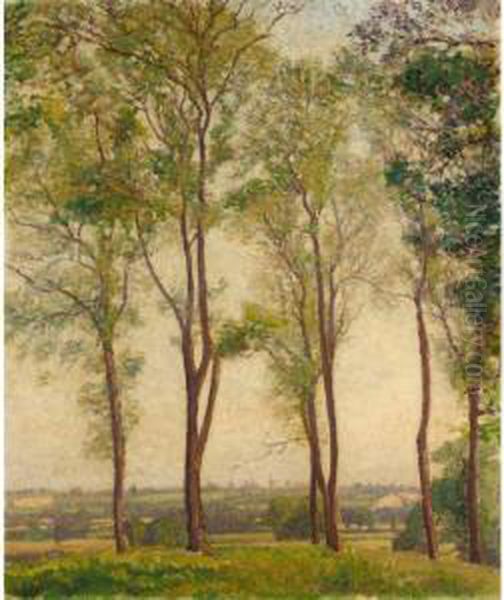 Trees Oil Painting by Spencer Frederick Gore