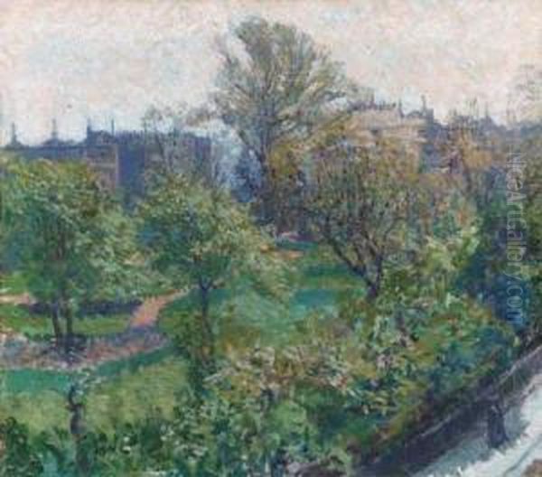 Mornington Crescent Oil Painting by Spencer Frederick Gore