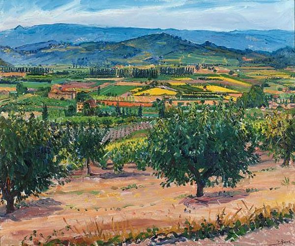 Aire De Bonnieux, Vaucluse Oil Painting by Spencer Frederick Gore