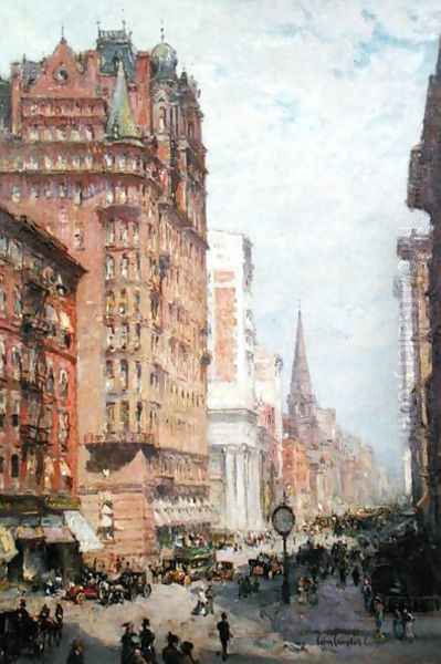 Fifth Avenue New York City, 1906 Oil Painting by Colin Campbell Cooper