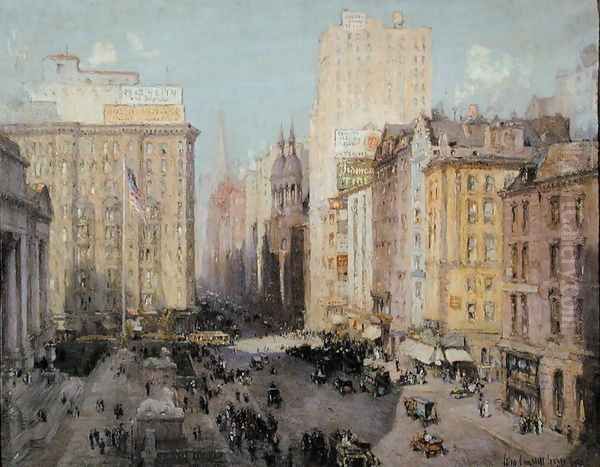 Fifth Avenue, New York, 1913 Oil Painting by Colin Campbell Cooper