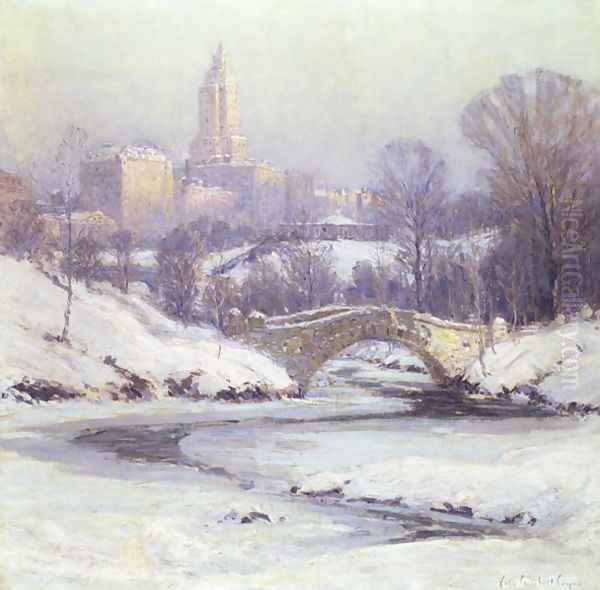 Central Park Oil Painting by Colin Campbell Cooper