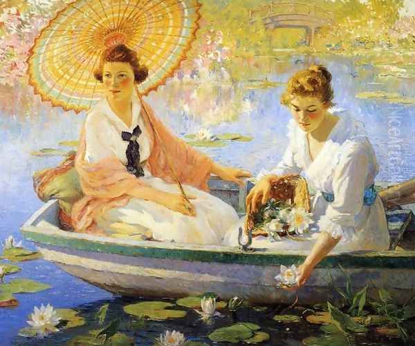 Summer Oil Painting by Colin Campbell Cooper