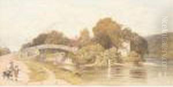 Bolney Court, Near Henley-on-thames Oil Painting by William W. Gosling