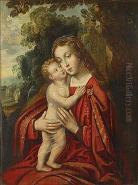 Vierge A L'enfant Oil Painting by Jan Mabuse