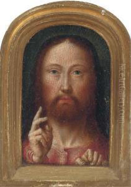 Salvator Mundi Oil Painting by Jan Mabuse