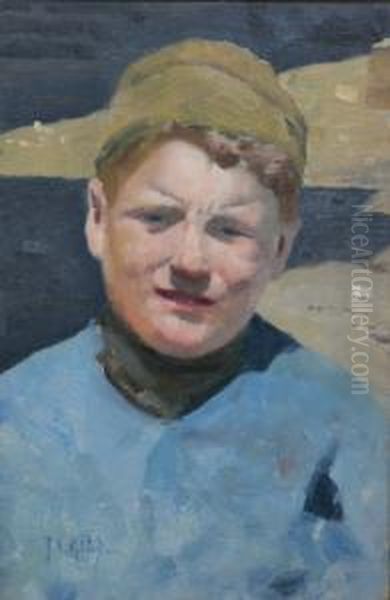 Little Boy Blue. Oil Painting by Thomas Cooper Gotch